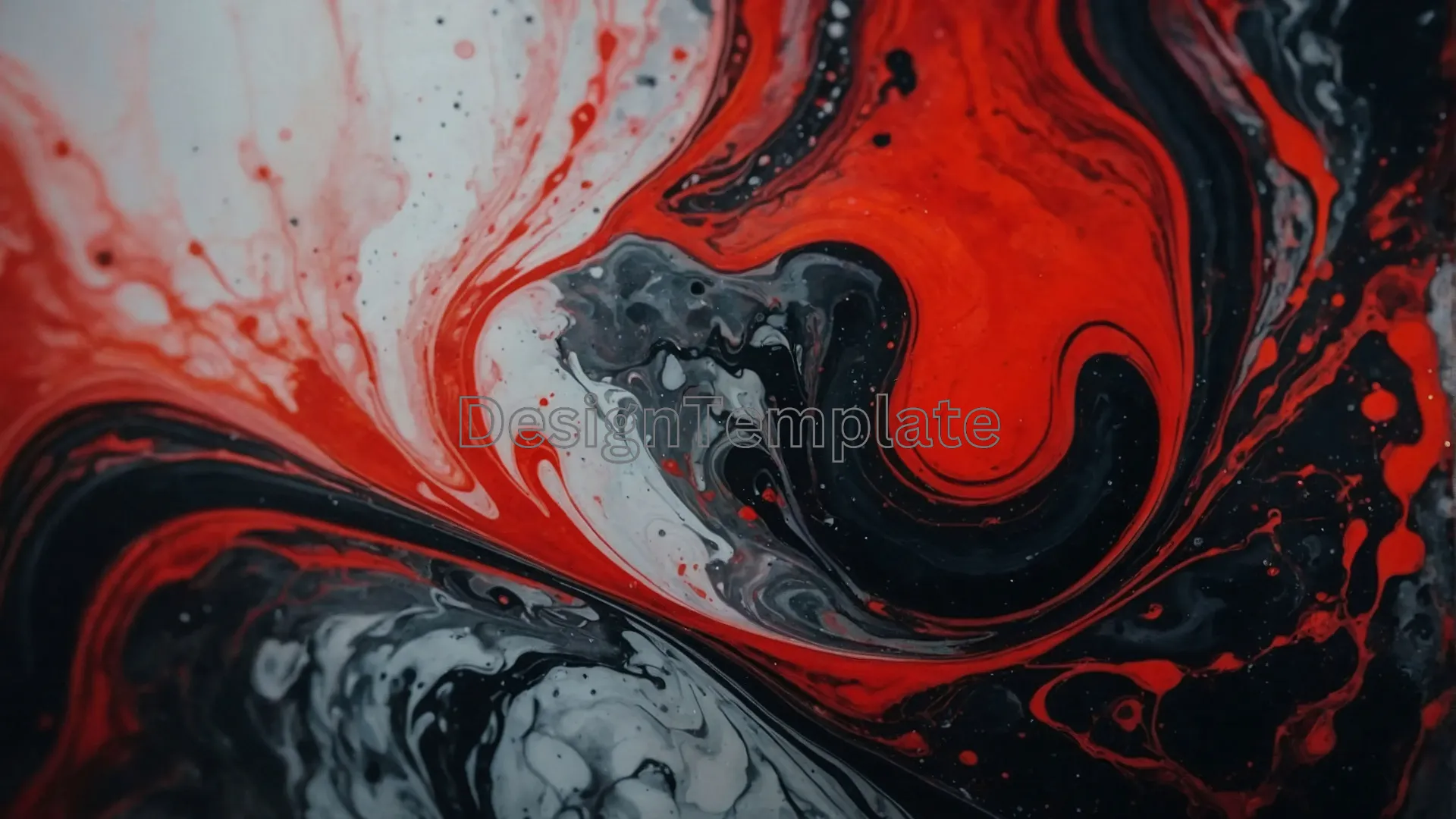 Red and Black Marble Texture Photo